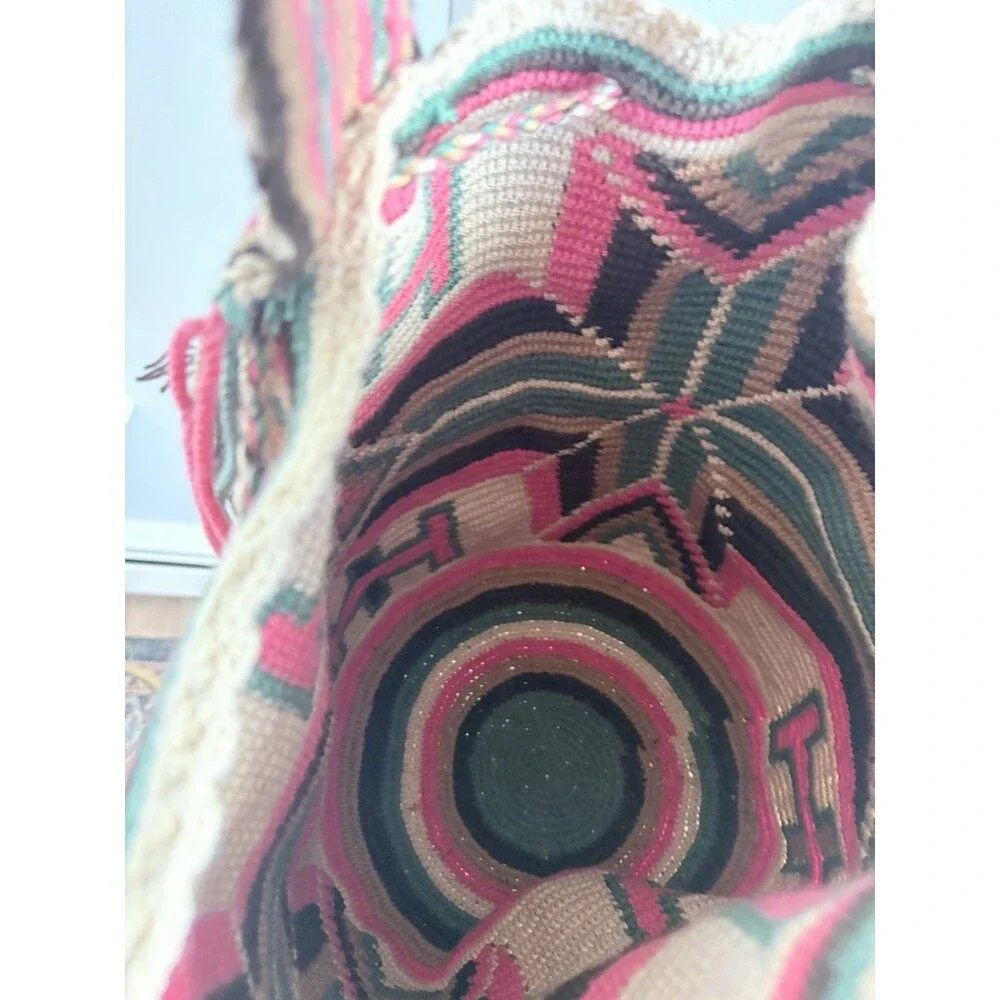 WAYUU Colombian Handmade Mochila Crossbody Bag One of a Kind Boho